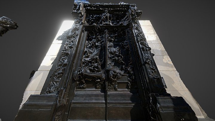 Local still of the Gates of Hell photogrammetry model