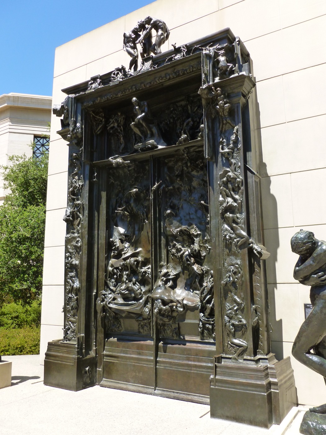 The Gates of Hell from an angle, showing extreme relief depth